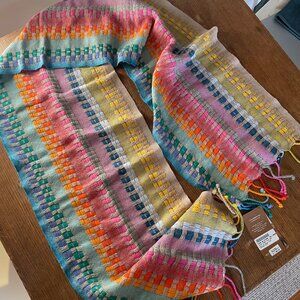 Sol Alpaca Baby Alpaca Scarf –  Handwoven – NWT – Made in Peru